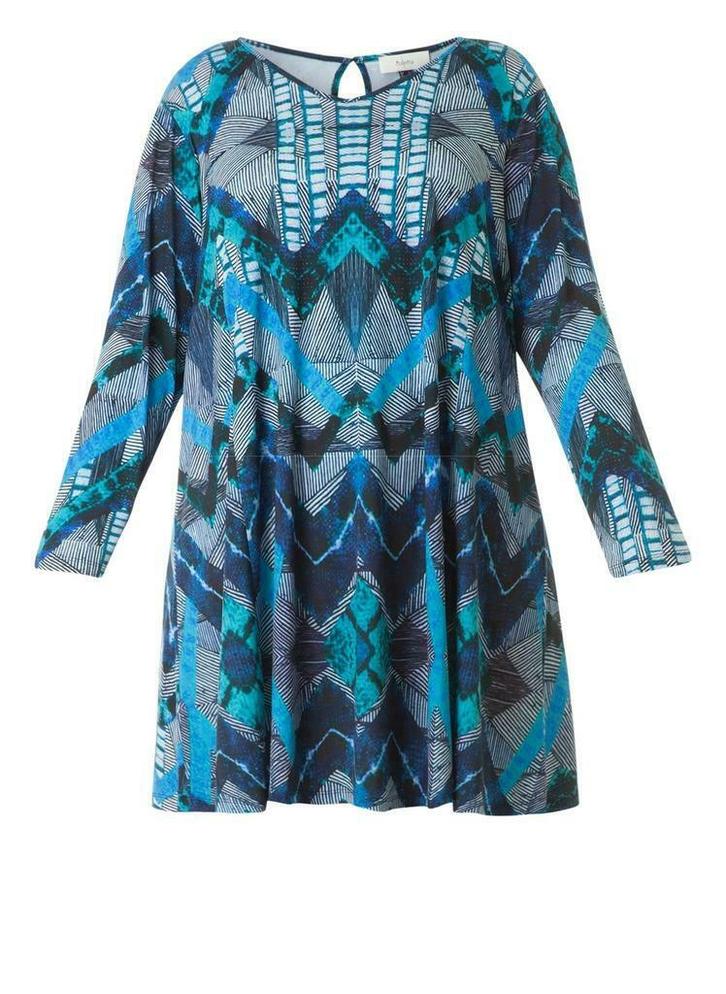 Tuniek Colletta A lijn print maat 42/44, Kleding | Dames, Blouses en Tunieken, Verzenden