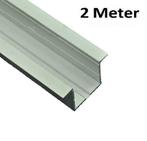 LED Profiel 2 meter - 35mm inbouw XL, Doe-het-zelf en Bouw, Metalen, Verzenden, Nieuw