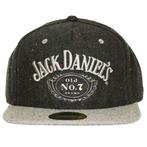 Jack Daniel's vilten Snapback Cap Pet Donkergrijs -