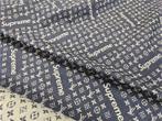 Vuitton Supreme Denim cut garen geverfd 330 x 145 cm -