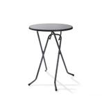 Table de Fête |Amsterdam | Noir | 6 Kg | (H) 109 cm - Ø 70 c