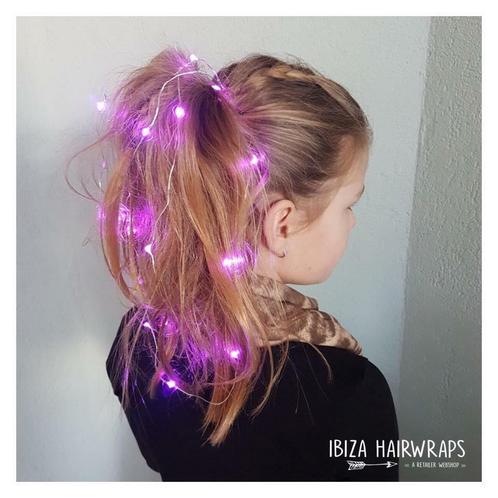 ② IBIZA verlichting led kerst feest haar veer hair — | Haarverzorging 2dehands