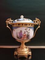 Porcelaine de Meissen et bronze doré XIXe siècle - Vase -, Antiquités & Art
