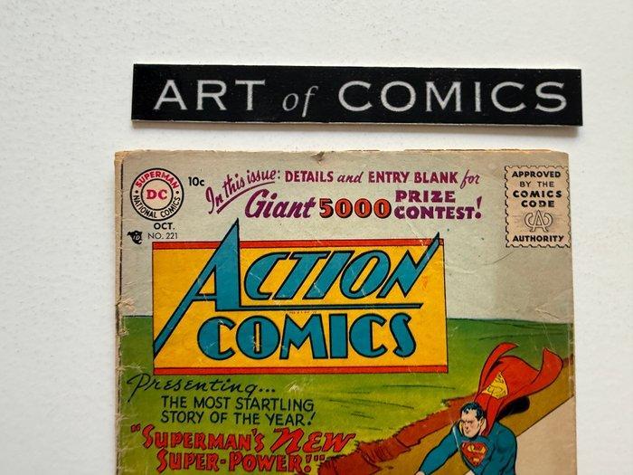 Action Comics #221 - 1 Comic - Eerste druk - 1956, Boeken, Strips | Comics