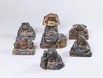 Antique Sculptures – Complete Set of Seven Lucky Gods –