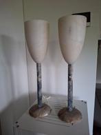 Staande lamp (2) - Albast, Marmer - Pegasam tafellamp, Antiek en Kunst