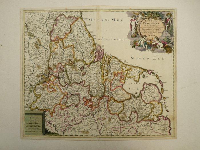 Nederland - België / Luxemburg; G. Valck - Les Dix-Sept, Boeken, Atlassen en Landkaarten