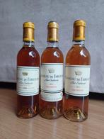 1996, 2002 & 2008 Château de Fargues - Sauternes - 3 Halve, Verzamelen, Nieuw