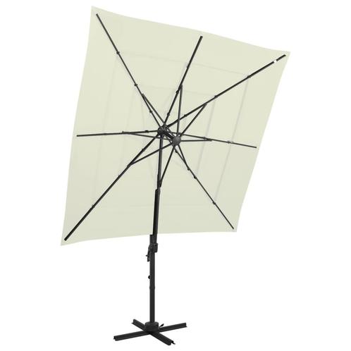 vidaXL Parasol de jardin Ã  4 niveaux avec mÃ¢t en, Jardin & Terrasse, Parasols, Neuf, Envoi