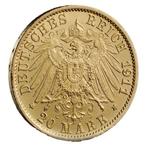 Duitsland. 20 Marks German 20 Marks Wilhelm II Gold Coin