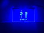 WC toilet neon bord lamp LED cafe verlichting reclame lichtb, Verzenden