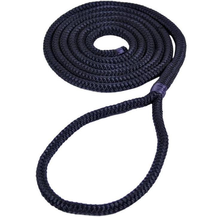 8mm x 2m Fenderlijn met Lus Deluxe Polyester Blauw, Watersport en Boten, Accessoires en Onderhoud, Nieuw, Ophalen of Verzenden