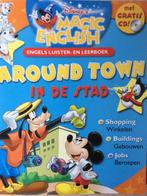 MAGIC ENGLISH deel 02 around town/in de stad (met CD) Disney, Boeken, Verzenden, Zo goed als nieuw, Disney