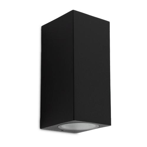 Wand spots up en down Geo Up&Down Muurlamp Zwart met Dim LED, Huis en Inrichting, Lampen | Overige, Verzenden