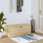vidaXL Wandschoenenkast 100x35x38 cm bewerkt hout sonoma, Verzenden, Nieuw