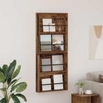 vidaXL Tijdschriftenrek 2 pcs Oudhout 60 x 12 x 70 cm, Huis en Inrichting, Woonaccessoires | Krantenbakken en Lectuurbakken, Verzenden