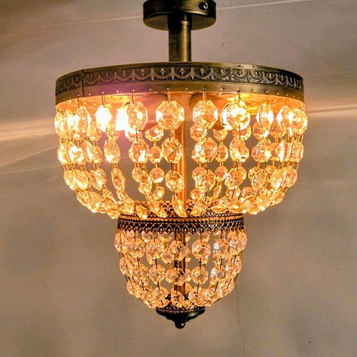 Kroonluchter - Kristal - Luxueuze Kristal Hanglamp - 40 cm, Antiek en Kunst, Curiosa en Brocante