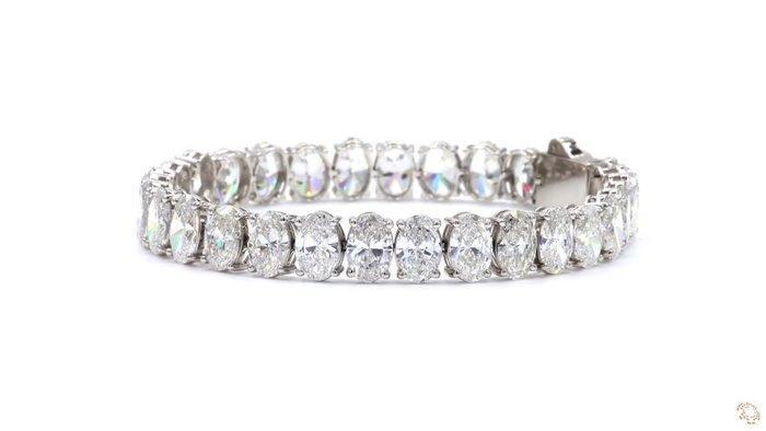 Armband Platina - 31.57ct. tw. Diamant (Lab-grown) - 1 Ct, Handtassen en Accessoires, Armbanden