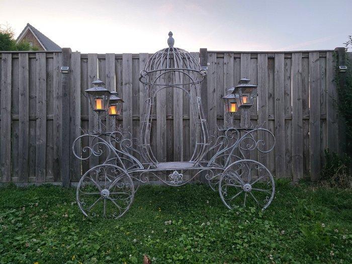 Koets - Metaal - XXL - Bloemmanden, Antiquités & Art, Art | Objets design