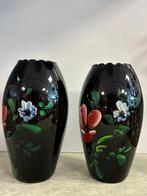 De Rupel Boom Glasfabriek - Vaas (2) - Hyalite Glass - Hylit, Antiek en Kunst