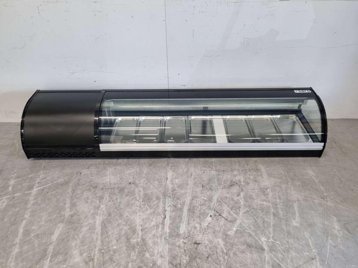 Saro Vitrine à sushi Vitrine réfrigérée de surface 7 x 1/3, Zakelijke goederen, Horeca | Keukenapparatuur, Verzenden