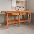 vidaXL Werkbank met lades en bankschroeven 192x62x83 cm, Verzenden, Nieuw