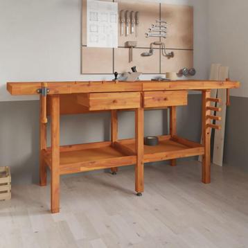 vidaXL Werkbank met lades en bankschroeven 192x62x83 cm beschikbaar voor biedingen