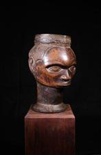 Zeldzame en uitzonderlijke palmwijnkom KUBA - DR Congo, Antiek en Kunst