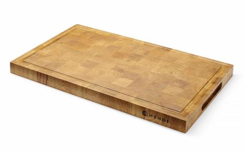 Eikenhouten serveerplank, eindnerf, HENDI, 530x325x(H)35mm, Zakelijke goederen, Horeca | Overige, Ophalen of Verzenden