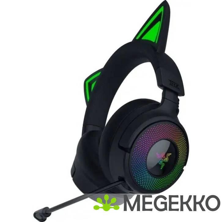 Razer Kraken Kitty V3 Pro Gaming Headset Zwart, Computers en Software, Overige Computers en Software, Nieuw, Verzenden