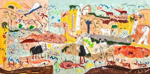 Alfonso Sánchez - The afterlife - XXXL - NO Reserve, Antiek en Kunst, Kunst | Schilderijen | Modern