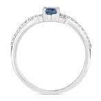 Zonder minimumprijs - Ring - 14 karaat Witgoud - 0.80ct. tw., Nieuw