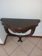 Wandtafel - Walnoot - Antieke consoletafel van walnotenhout