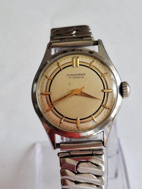 Junghans - 17 Jewels Trilastic cal J 93/1 - Zonder, Handtassen en Accessoires, Horloges | Heren