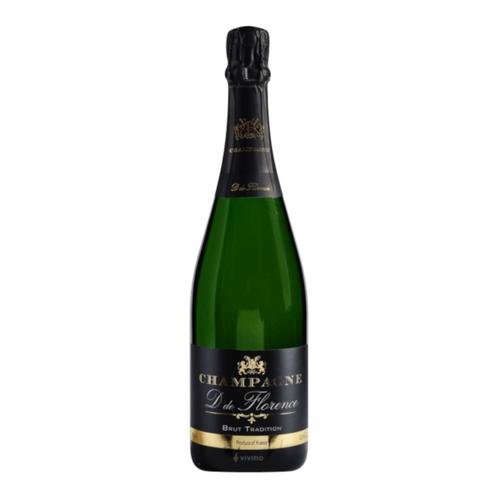 Champagne D De Florence Brut Tradition 75CL, Collections, Vins, Envoi