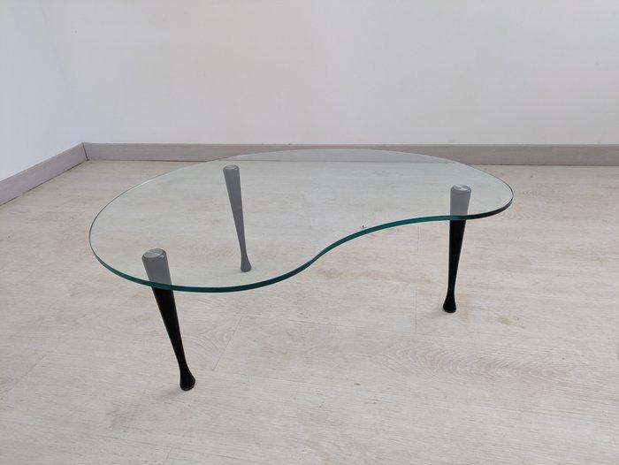 Tempered - Salontafel - Glas, Metaal, Antiek en Kunst, Kunst | Designobjecten