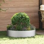 vidaXL Tuinaanplanters 5 pcs Zilver 80 x 80 x 20 cm, Tuin en Terras, Verzenden, Nieuw