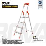 Bovak Huishoudtrap – Keukentrapje -Aluminium ladder - trap, Bricolage & Construction, Échelles & Escaliers, Ophalen of Verzenden