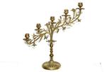 Kandelaar - Verguld brons - Oogstkandelaar, Antiek en Kunst