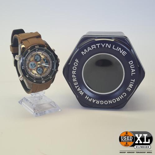 MARTYN Line Dual Time Chronograph Waterproof Heren Horlog..., Bijoux, Sacs & Beauté, Montres | Hommes, Enlèvement ou Envoi