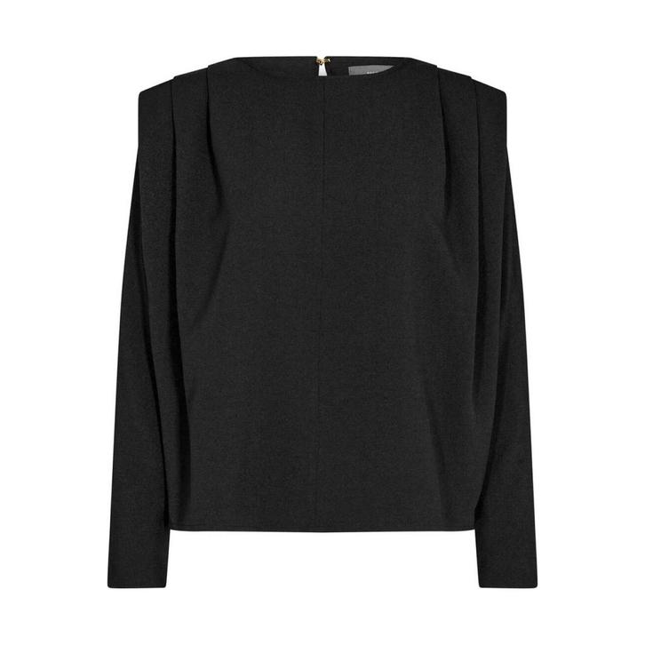 Mos Mosh • zwarte blouse Calla Moss • L, Kleding | Dames, Blouses en Tunieken, Zwart, Nieuw, Verzenden