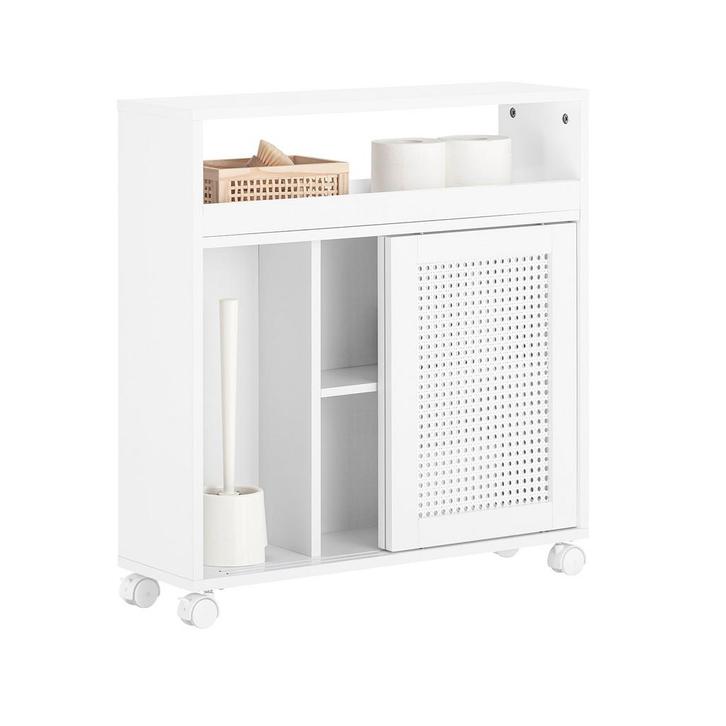 2dekans | SoBuy Lage Kast - BZR119-W - 65 x 20 x 70 cm - MDF, Huis en Inrichting, Kasten | Overige, Ophalen of Verzenden