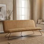 Smile - Kenia leer Cognac | Maand actie, Huis en Inrichting, Zetels | Zetels, 150 tot 200 cm, Nieuw, Ophalen of Verzenden, Industrieel, Modern, Retro