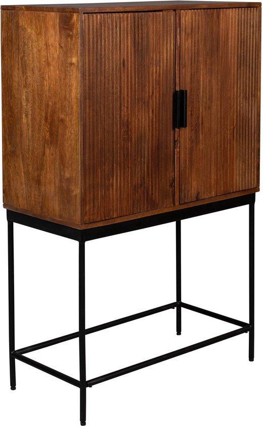 2dekans | Dutchbone - Saroo - Opbergkast met Grafisch, TV, Hi-fi & Vidéo, Télécommandes, Enlèvement ou Envoi