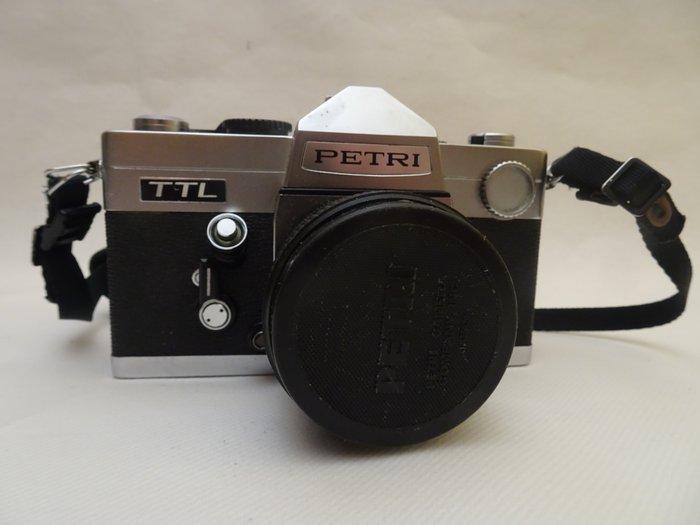 Petri TTL + 28mm + 55mm + 135mm + acc. | Analoge camera, TV, Hi-fi & Vidéo, Appareils photo analogiques