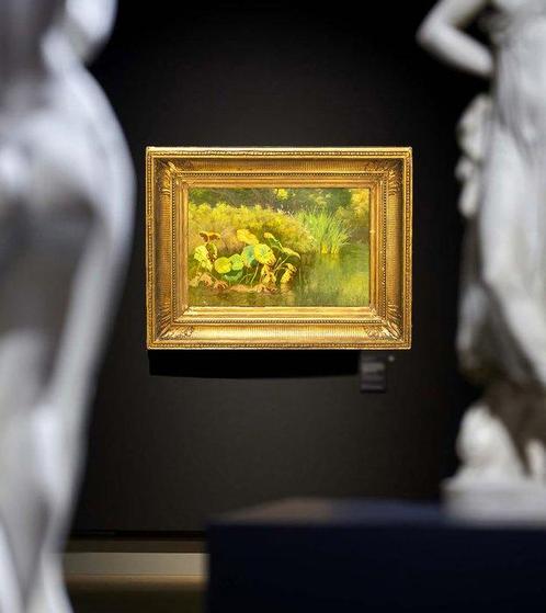 Francesco Lojacono (1838-1915) - Uno scorcio dell’Orto, Antiek en Kunst, Kunst | Schilderijen | Klassiek