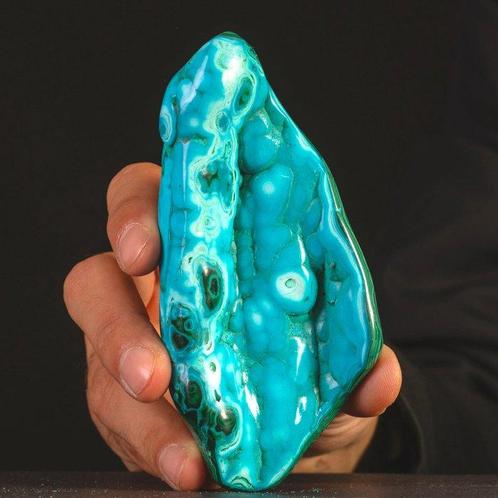 Malachiet- en chrysocolla-exemplaren Spectaculaire Compacte, Verzamelen, Dierenverzamelingen