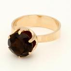 Ring - 14 karaat Geel goud - 2.58ct. tw. Quartz, Nieuw