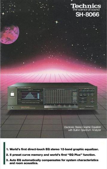 Technics - SH-8066 Auto Compu-Gelijkmaker Stereo grafische beschikbaar voor biedingen