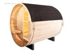 Ronde sauna met kachel voorzien van red cedar hout, Ophalen, Nieuw